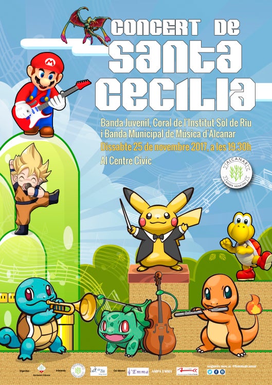 Super Mario, convidat al concert d’Alcanar per Santa Cecília