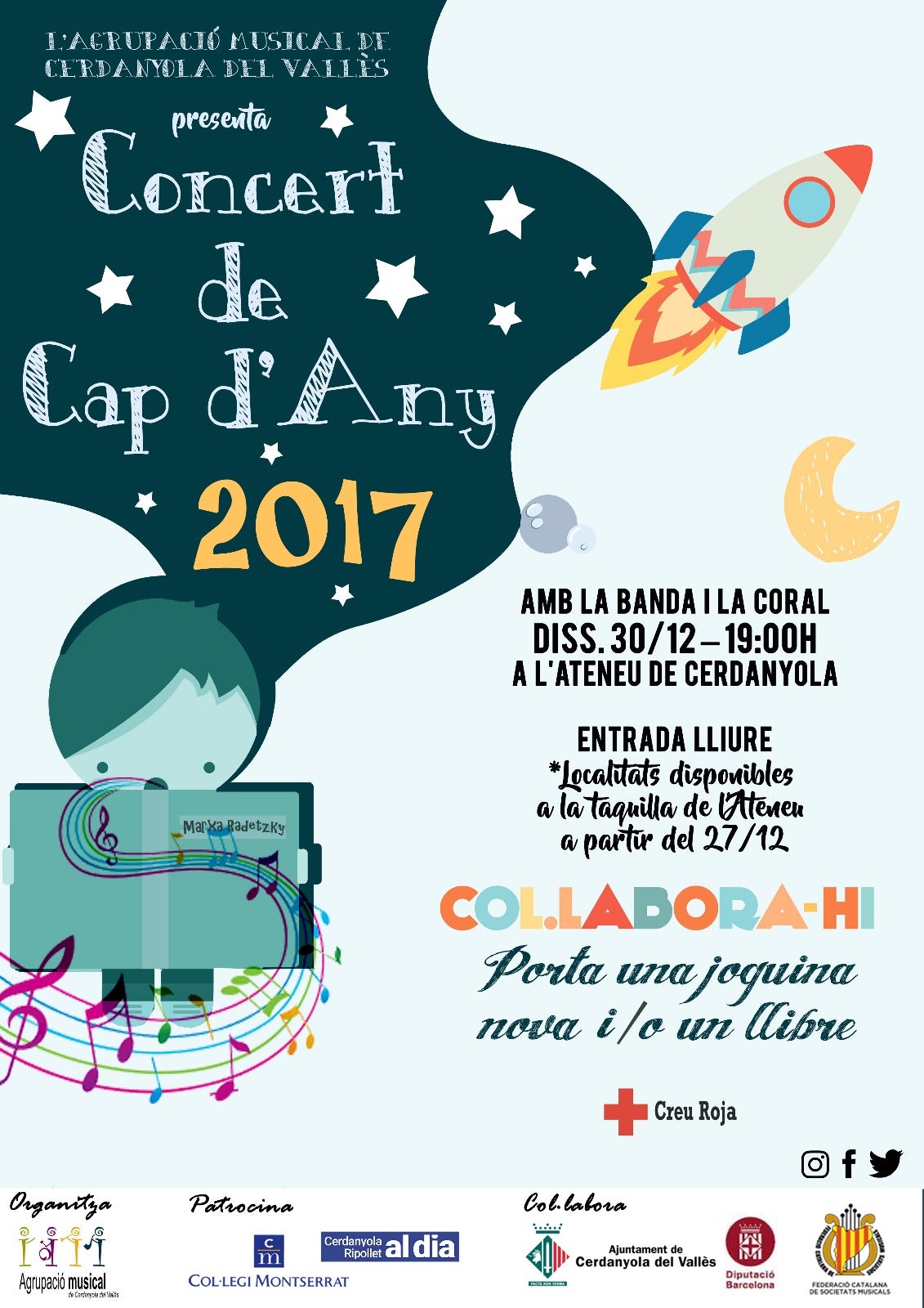 La banda i coral de Cerdanyola aproparan Viena en un concert solidari per Cap d'Any