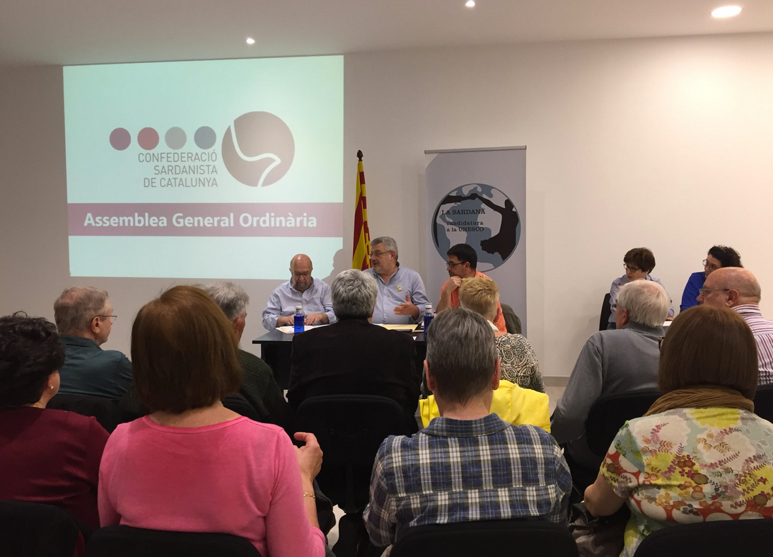 Joaquim Rucabado, reescollit president de la Confederació Sardanista de Catalunya