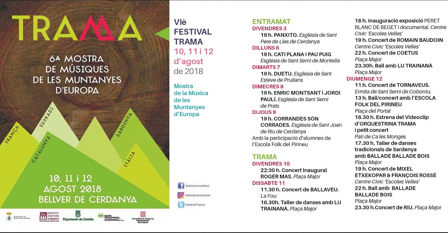 Festival Trama, les músiques de Muntanya d'Europa a Bellver de Cerdanya