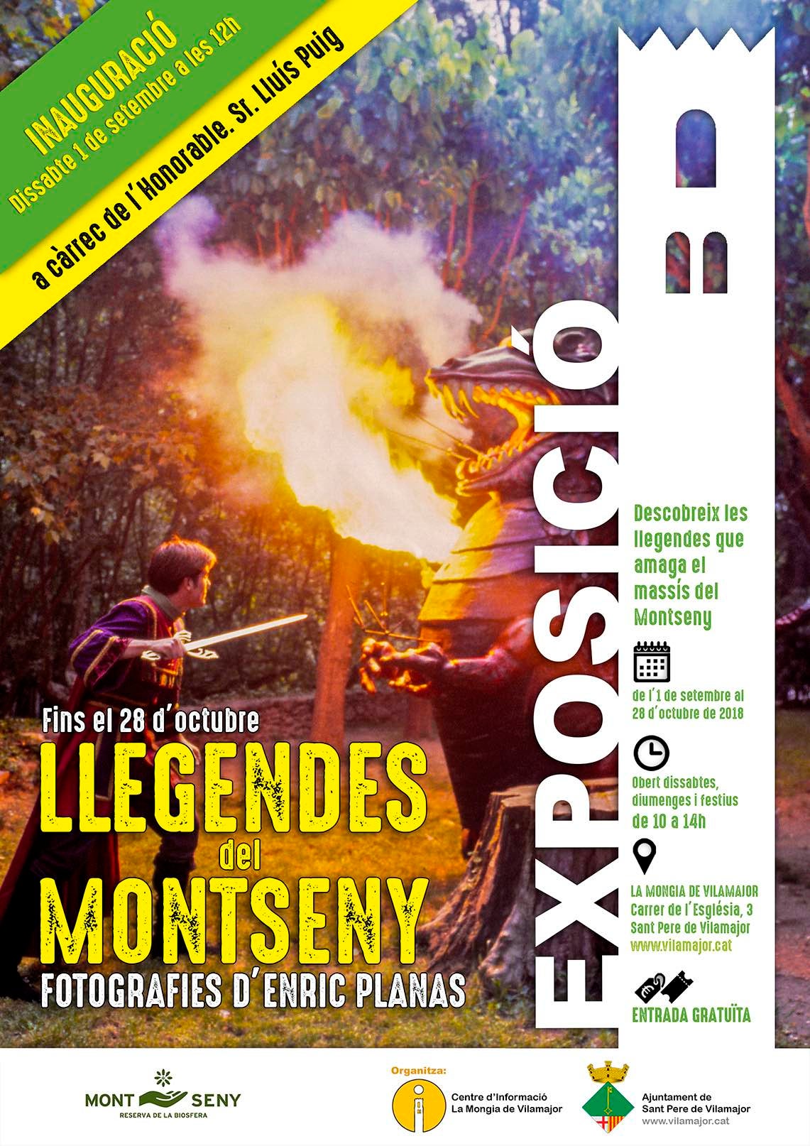 Cartell de l'exposició 'Llegendes del Montseny'