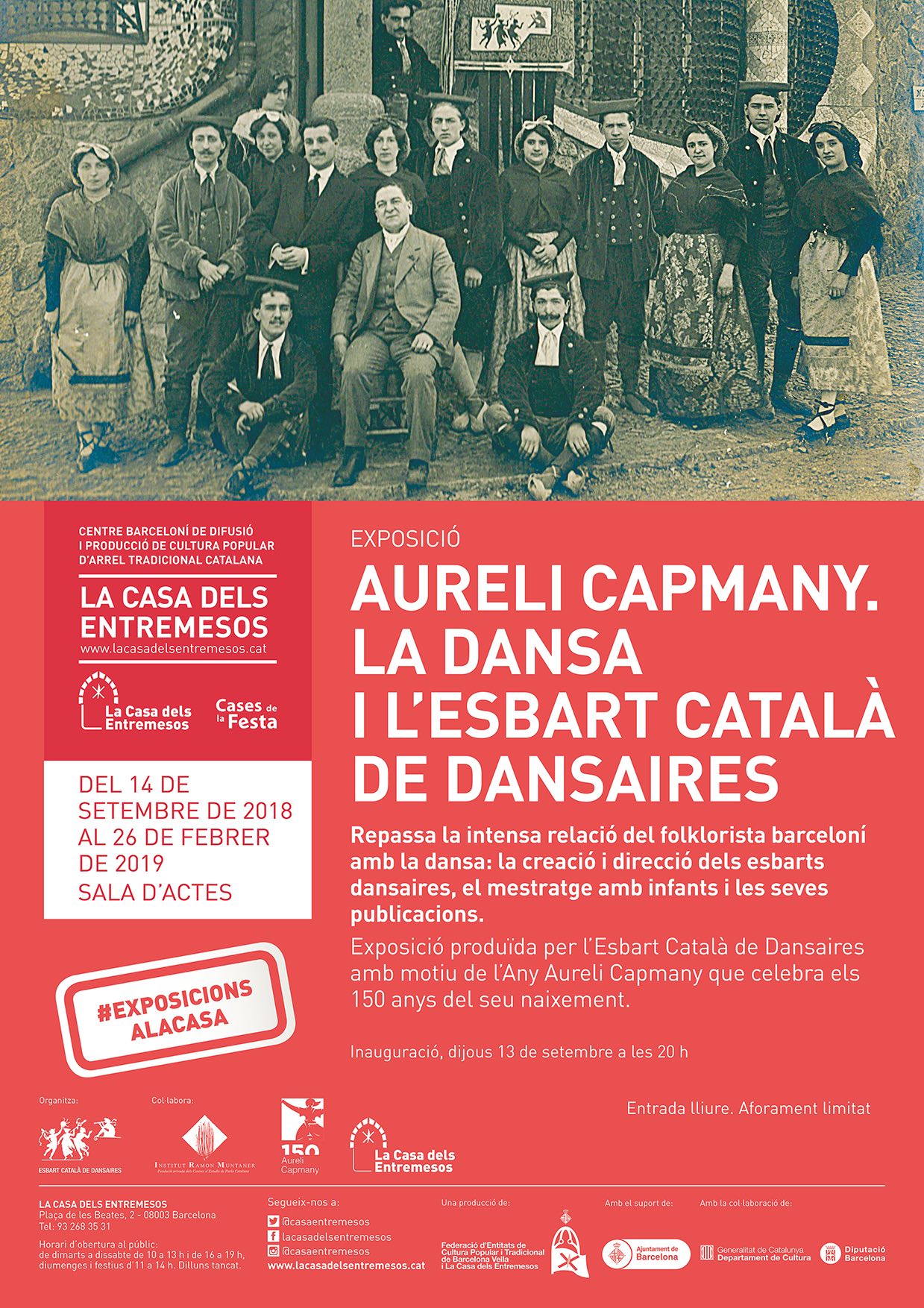 L'exposició que recorre la relació d'Aureli Capmany amb la dansa 