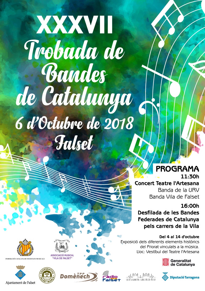 Cartell de la Trobada de Bandes de Catalunya