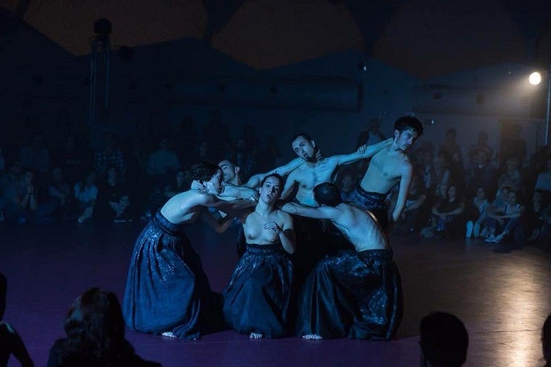 Imatge de l'espectacle Erritu, que es va representar a la nau central de la Seu de Manresa