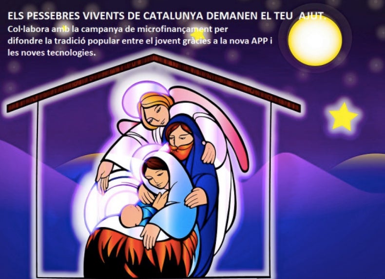 Els pessebres vivents iniciaran una campanya de difusió i necessiten l'ajut del micromecenatge
