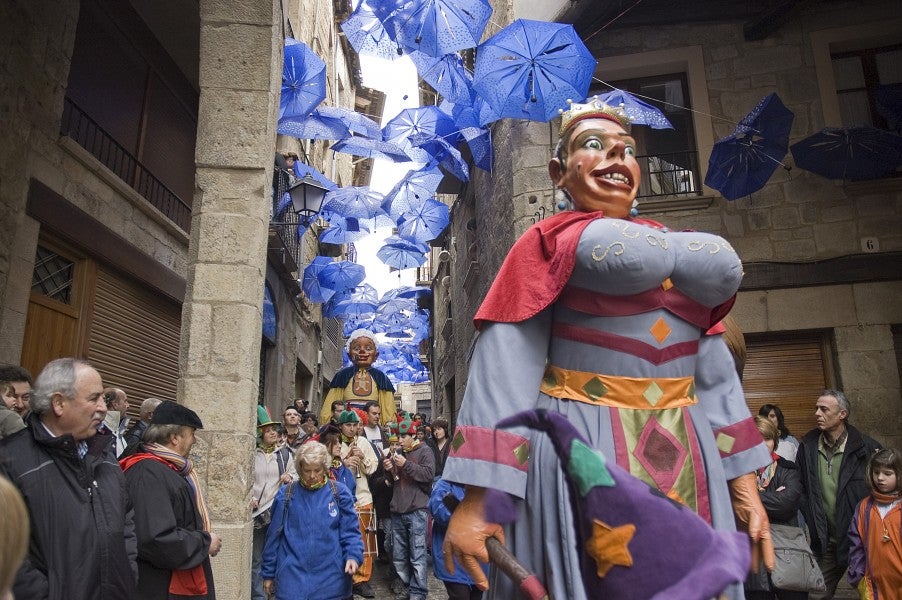 Els gegants bojos de Solsona, entre els convidats a l'exposició 'Gegants de Corpus vs Gegants de Carnaval'