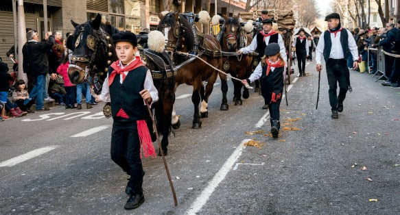Festivitat dels Tres Tombs a Barcelona