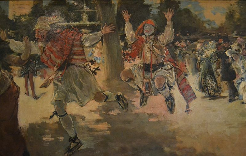 Quadre 'Vesprada de Carnestoltes a l'Alberedea', d'Ignasi Picazo