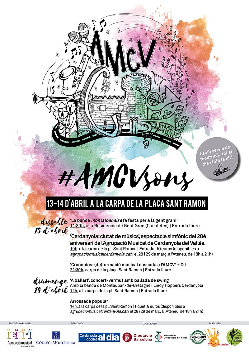 L’Agrupació Musical de Cerdanyola del Vallès celebra el 20è aniversari amb un cap de setmana ple d’actuacions 