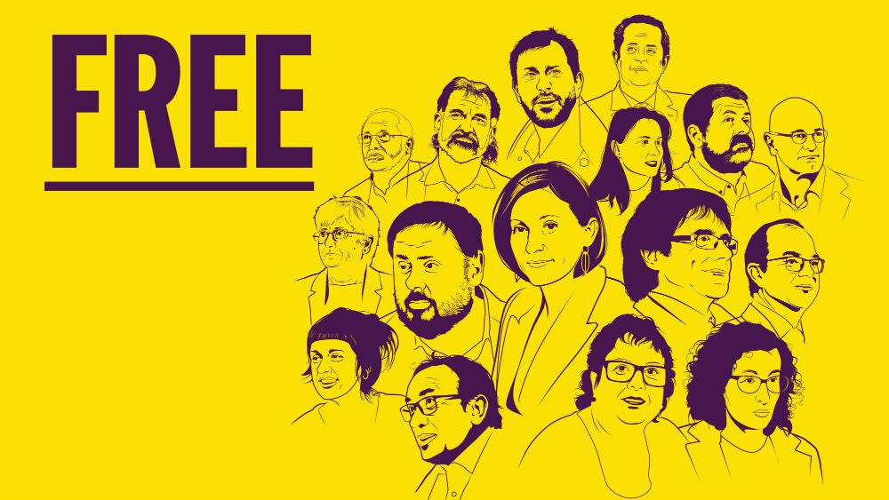 Caratula dels presos polítics i exiliats