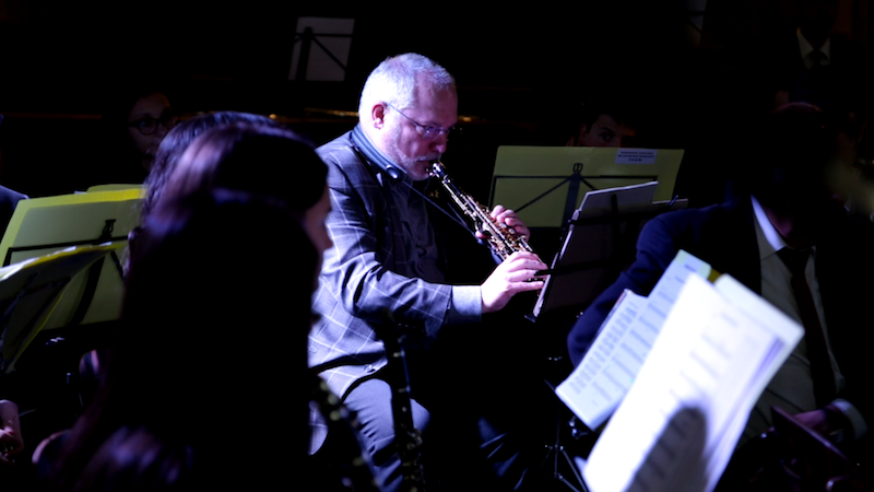 El conseller a l'exili Lluís Puig en ple assaig