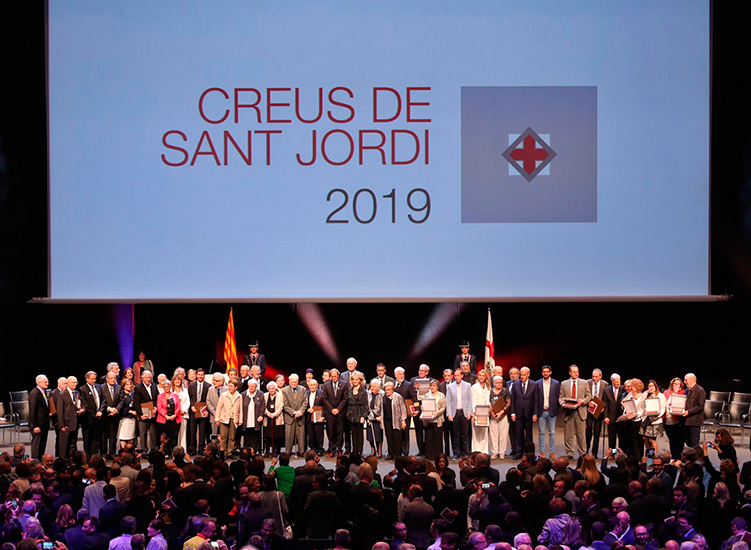 La cultura popular, reconeguda amb cinc creus de Sant Jordi 2019