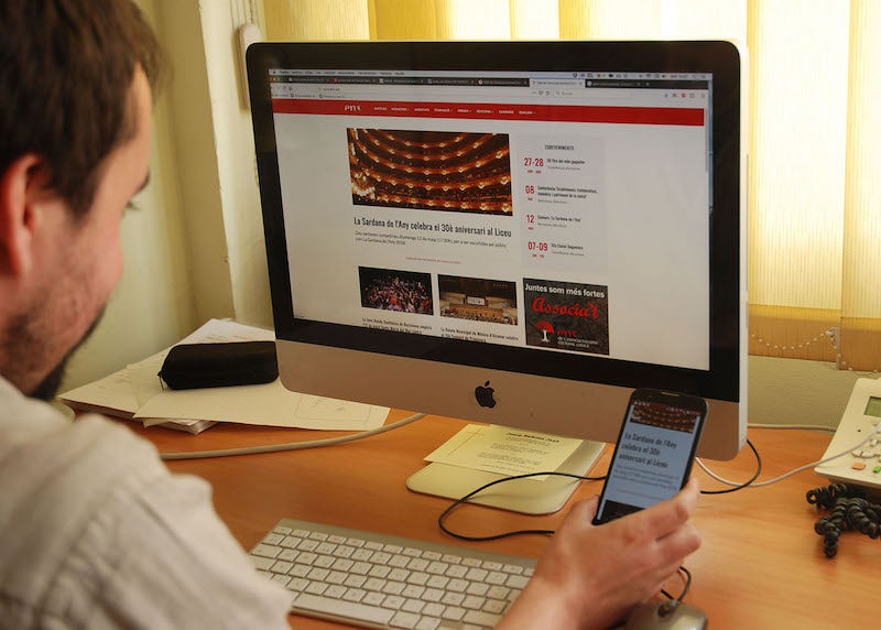 El nou web de l'ENS incorpora importants millores estètiques i en la navegabilitat de l'usuari