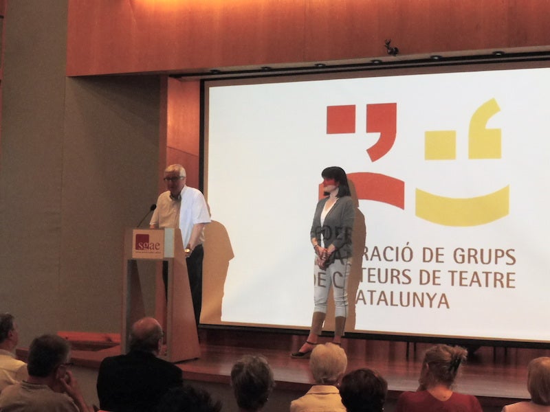 Santi Riba va destacar la importància que tenen els grups amateurs de teatre pel teixit cultural de Catalunya