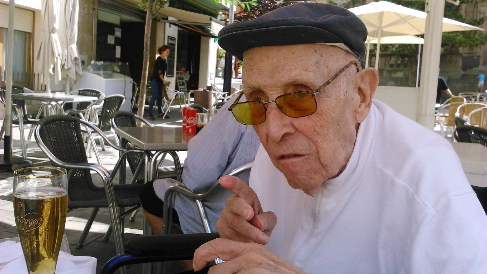 Una de les últimes imatges de Manuel Cubeles