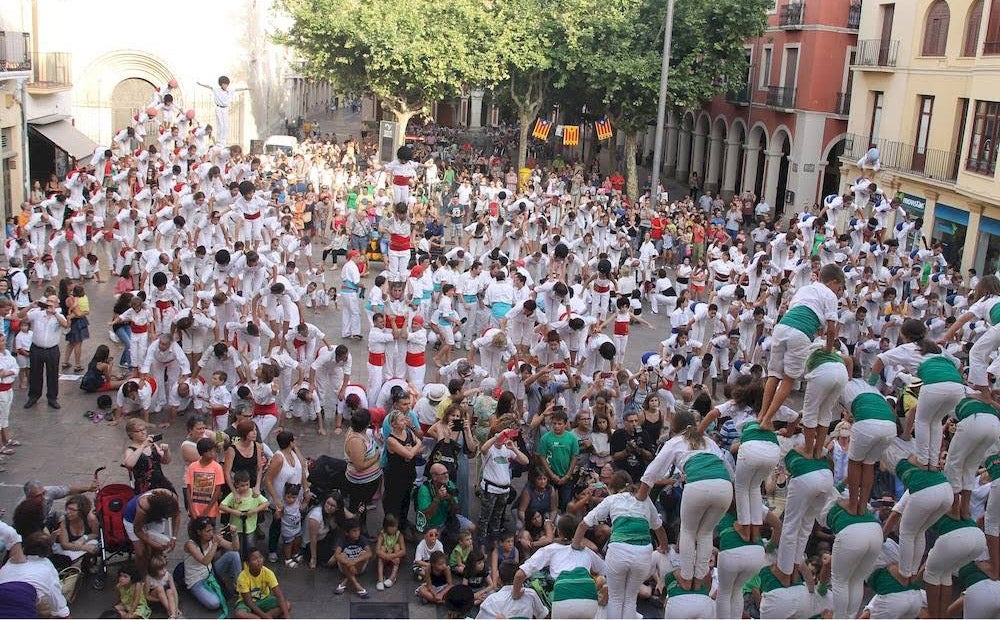 Imatge de la Trobada de Falcons de 2015 a Vilafranca del Penedès.