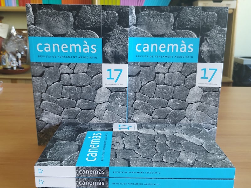 Portada del dissetè volum de la revista Canemàs