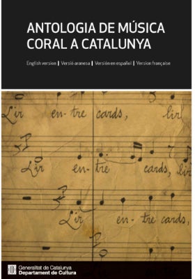 Portada de l'antologia publicada pel Departament de Cultura