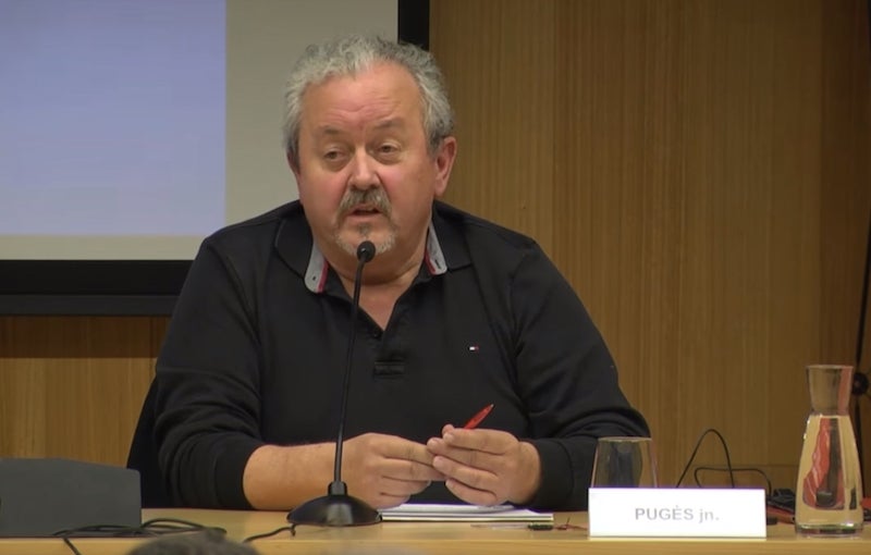 Pere Pugès va ser un dels impulsors del Consorci de Normalització Lingüística i de l'Assemblea Nacional Catalana