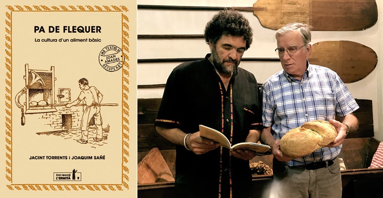 Jacint Torrents i Joaquim Sañé presenten el llibre ‘Pa de flequer. La cultura d’un aliment bàsic’, al Centre Cultural La Violeta de Barcelona