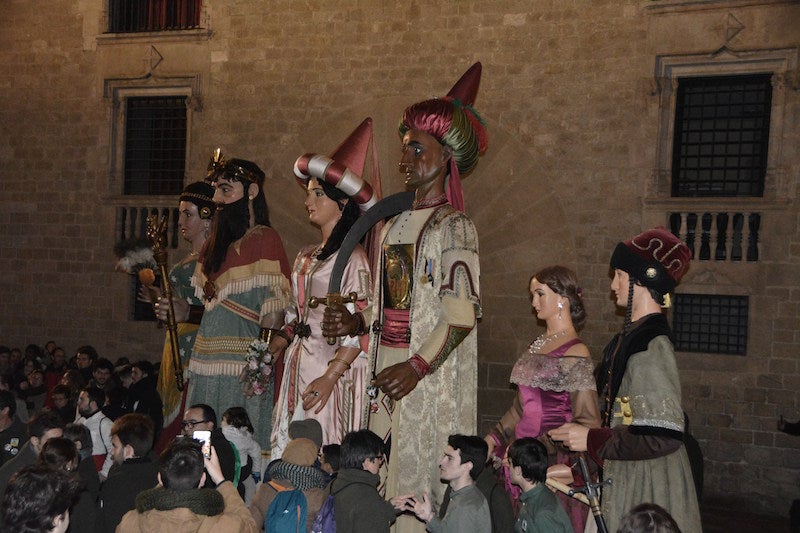 La Reina de Saba, el Rei Salomó, l'Elisenda i en Mustafà