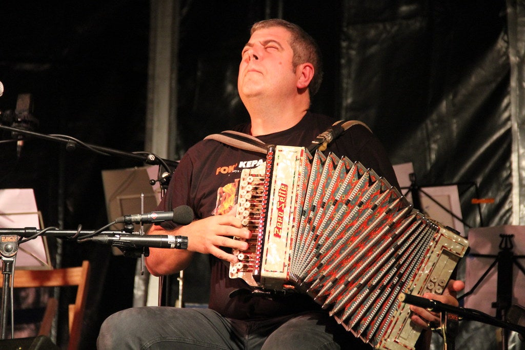 Kepa Junkera al Festival Internacional de Música Popular Tradicional de Vilanova i la Geltrú l'any 2018.