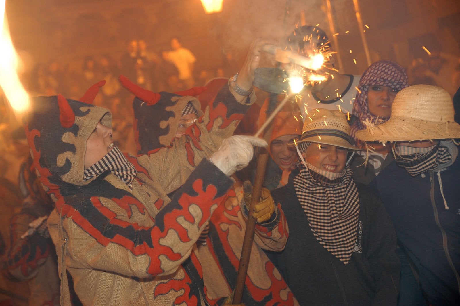 Imatge del Dijous Gras de l'Aquelarre de Cervera.