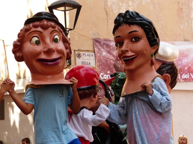 Ball de nans a la Festa Major d'El Vendrell