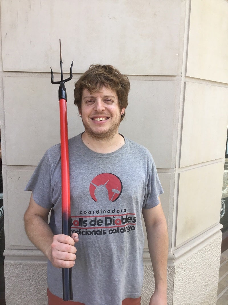 Fèlix Mach és el president de la Coordinadora de Balls de Diables Tradicionals de Catalunya des de la constitució de l'entitat