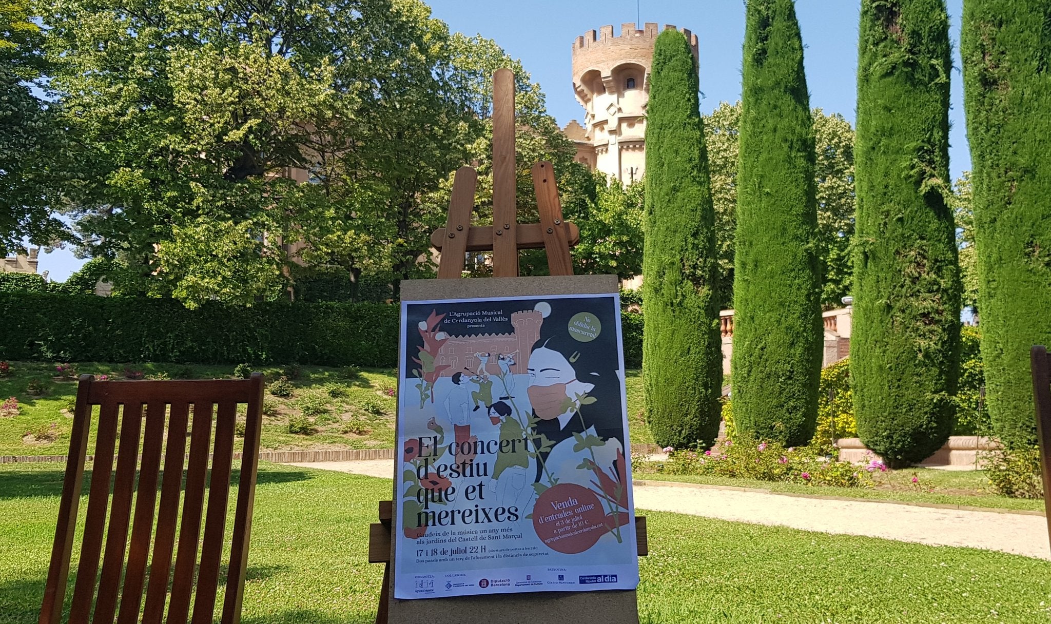 El Concert al Castell s'adaptarà a la nova normalitat i se celebrarà amb les mesures de seguretat sanitàries