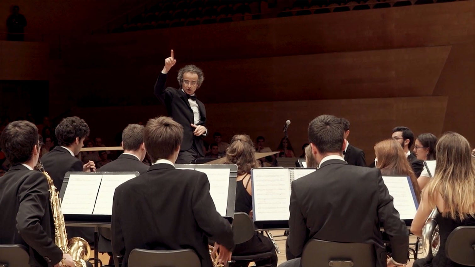 Actuació de la BeatBand en el 18è Festival de Bandes de l'Auditori