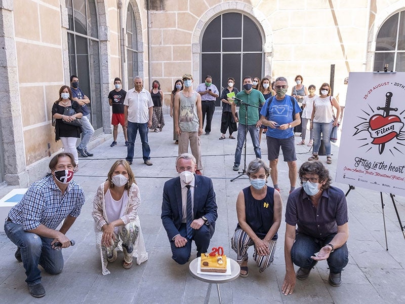 Presentació del FITAG 2020, ahir dimarts a la Casa de Cultura de Girona.