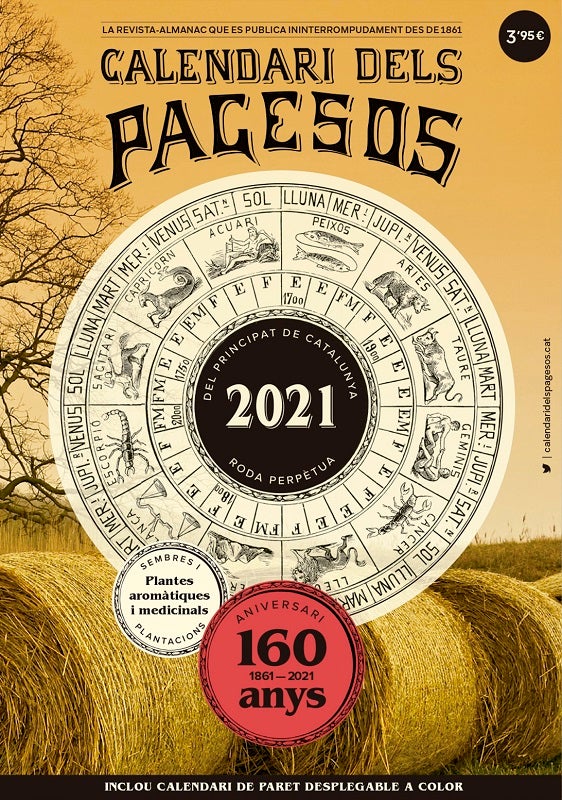Fragment de la portada del Calendari 2021