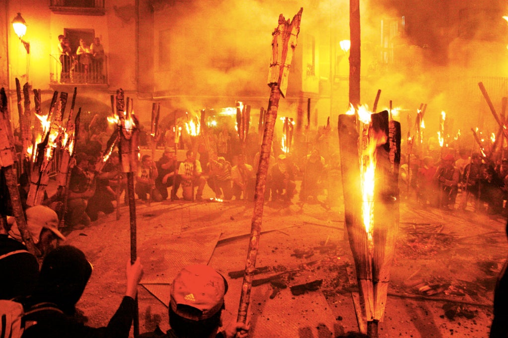 Imatge de les falles del Pirineu