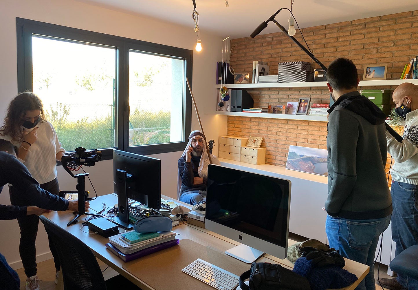 Rodatge de la web-sèrie dels Pastorets de Navarcles. Amb direcció d'Oleguer Puig, realització i muntatge de Bah! Studios i participació de tot el grup de teatre