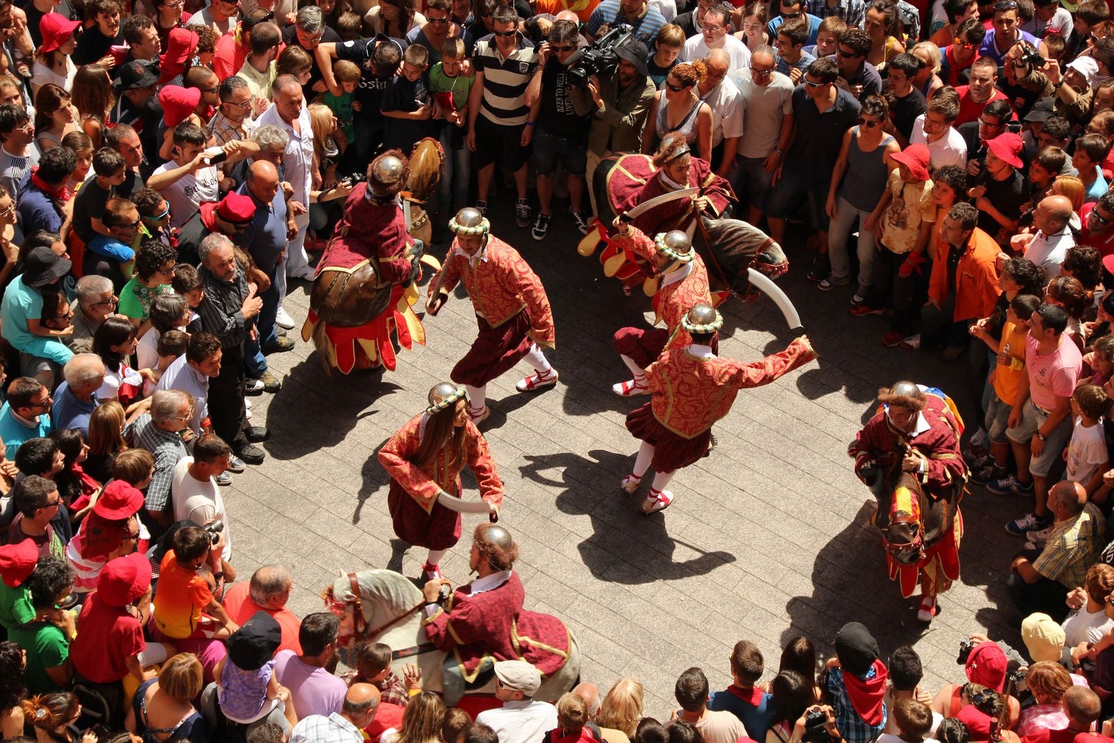 Imatge dels turcs i cavallets de Berga