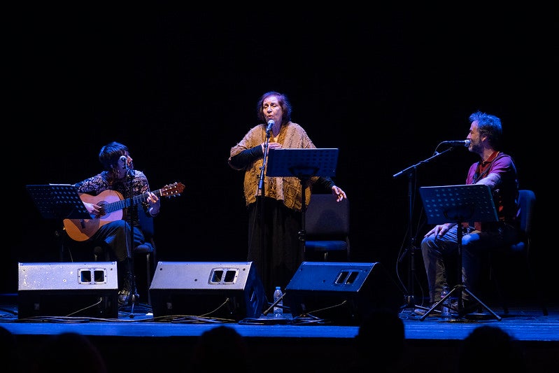 Actuació de Carles Belda, Gisela Bellsolà i Sandra Monfort