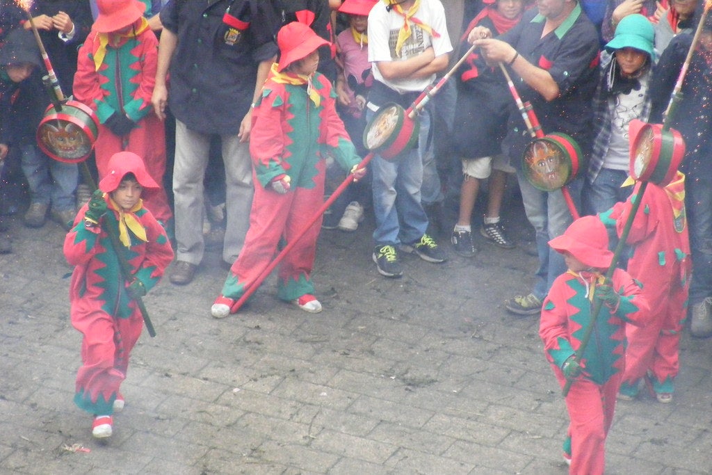 Imatge de la Patum infantil