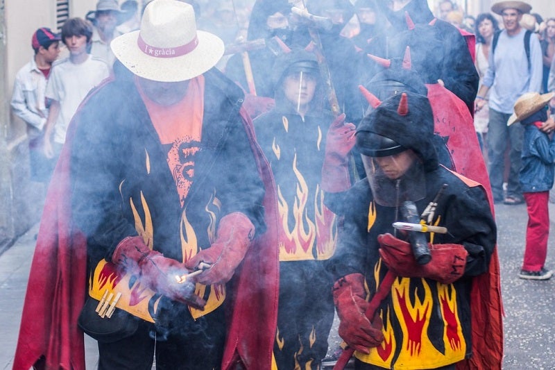 Correfoc infantil de la Vella de Gràcia