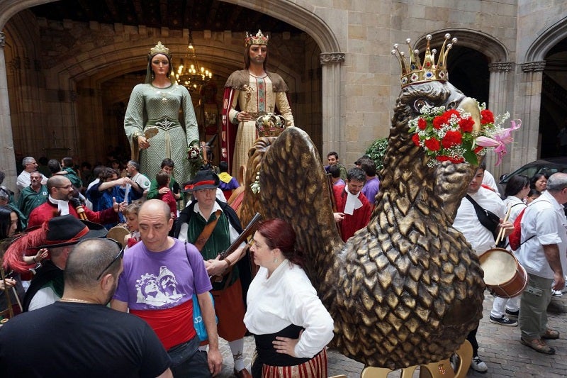 L'Àliga i els gegants, entre els protagonistes del Corpus barceloní