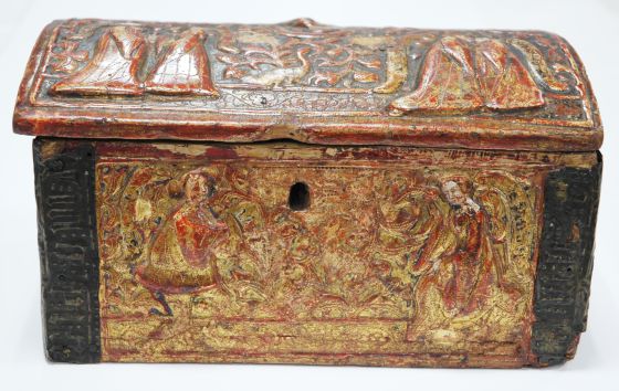 Arqueta de la Sandàlia de la Verge, custodiada al Museu de Lleida (segle XV)