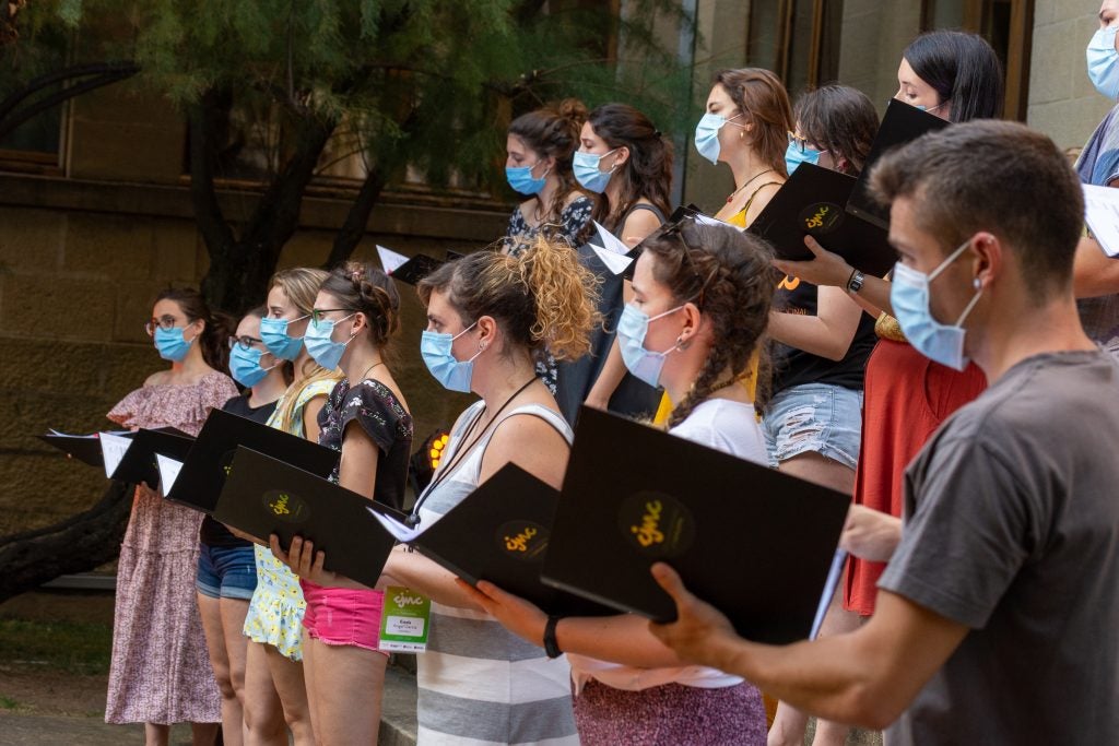 El Cor Jove Nacional de Catalunya és un projecte del Moviment Coral Català