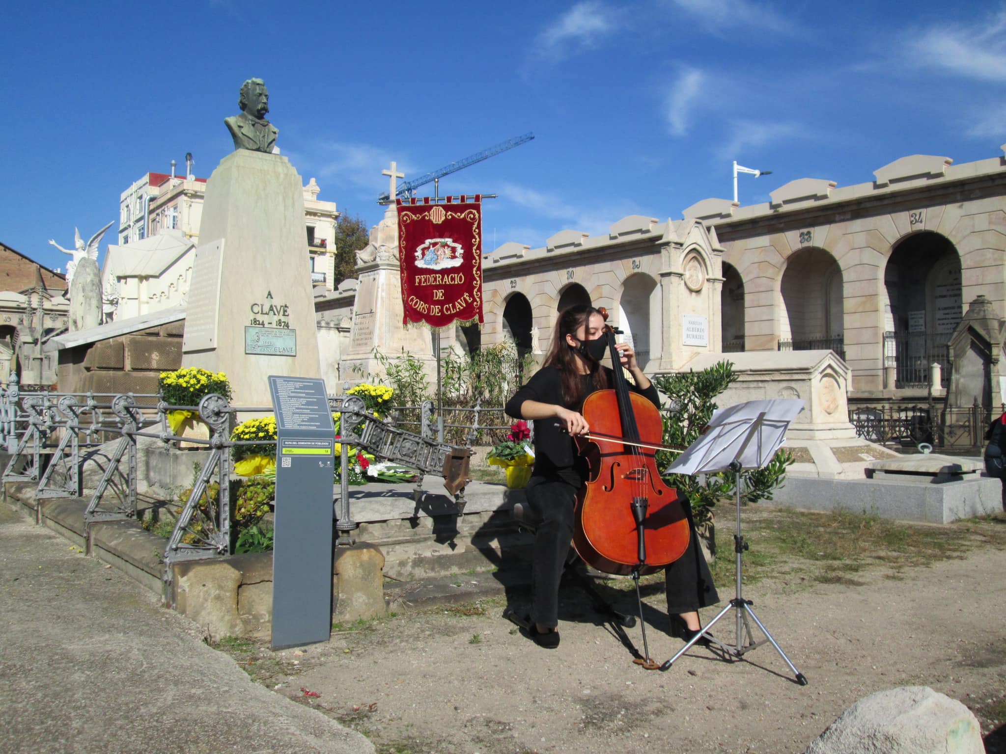 Celebració de l'homenatge a Clavé l'any 2020