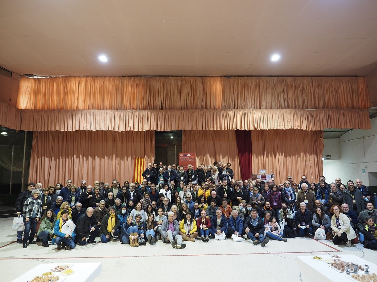 Foto de grup del IV Congrés de Pastorets de Catalunya