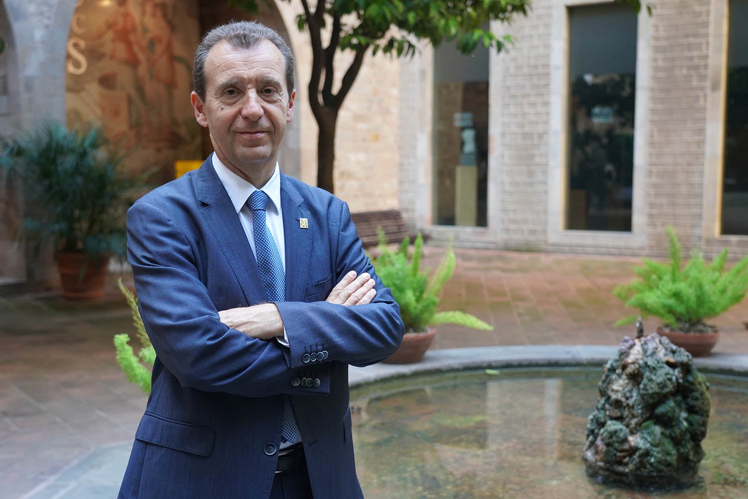 Jordi Busquet, en l'acte al Museu Frederic Marès de Barcelona per celebrar el 125è aniversari de la Federació