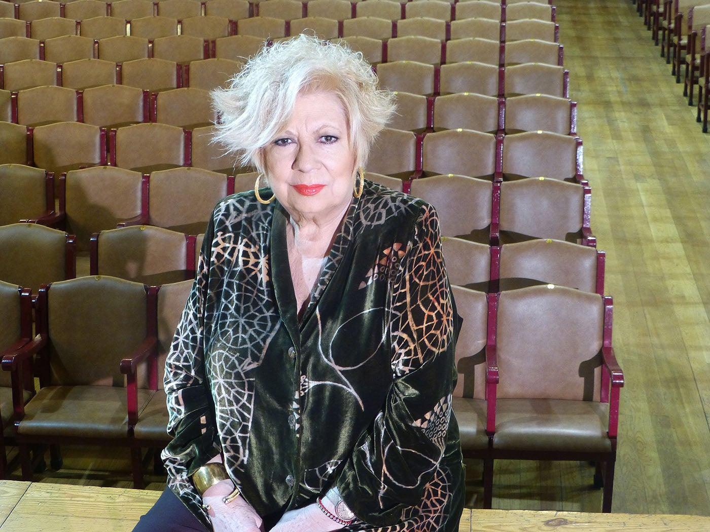 Núria Feliu al Casino del Poble Nou en una imatge d'arxiu