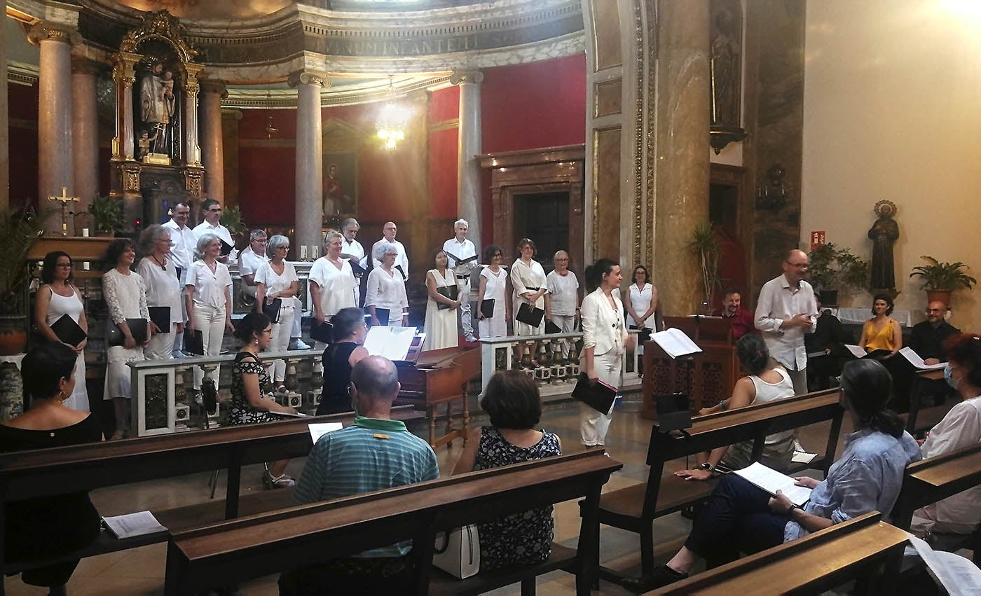 Dissabte va tenir lloc el concert final a l'església de Sant Gaietà de Barcelona