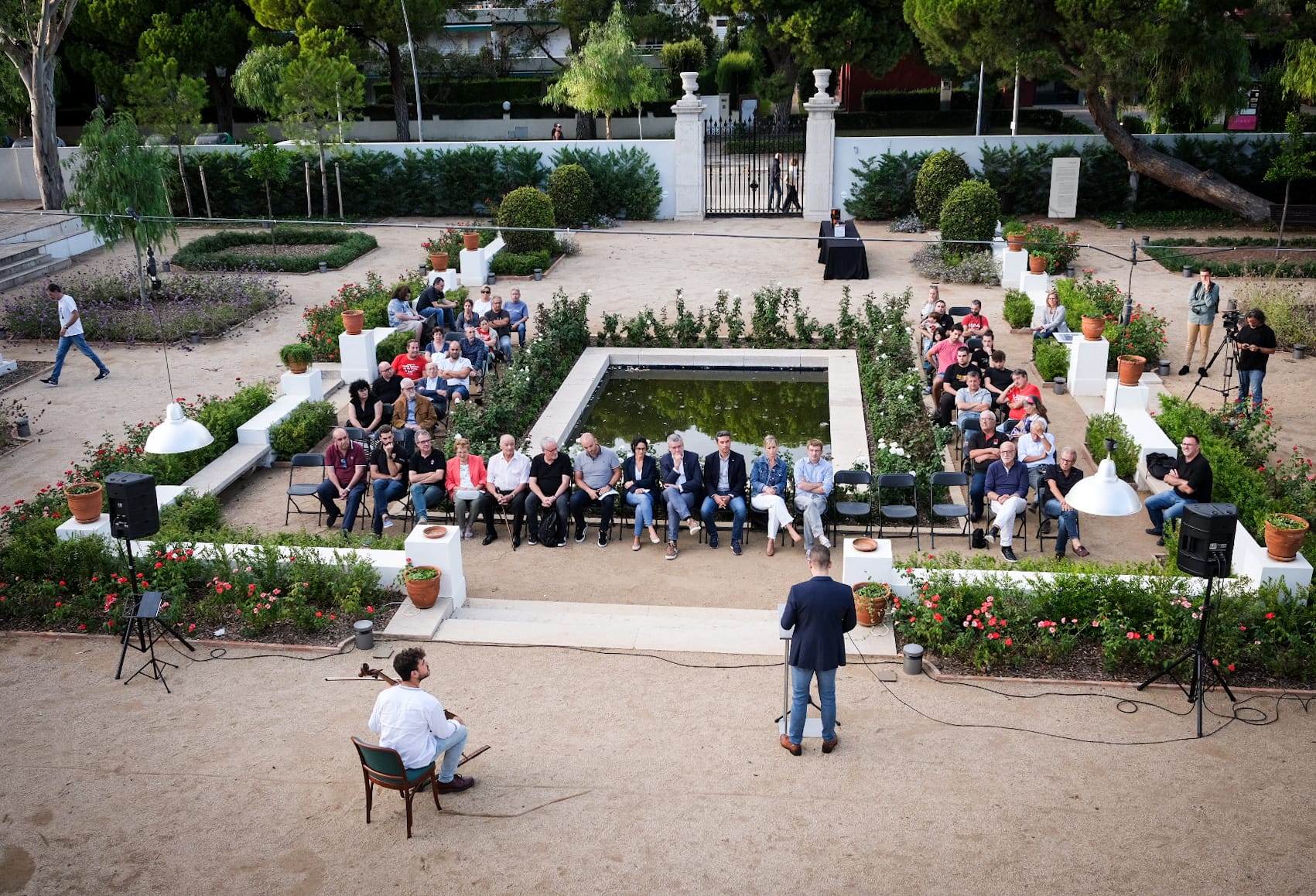 Acte d'homenatge a Pau Casals, al Museu Pau Casals del Vendrell