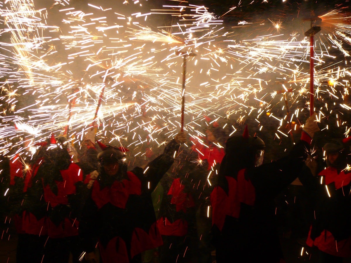 Correfoc a Sarrià