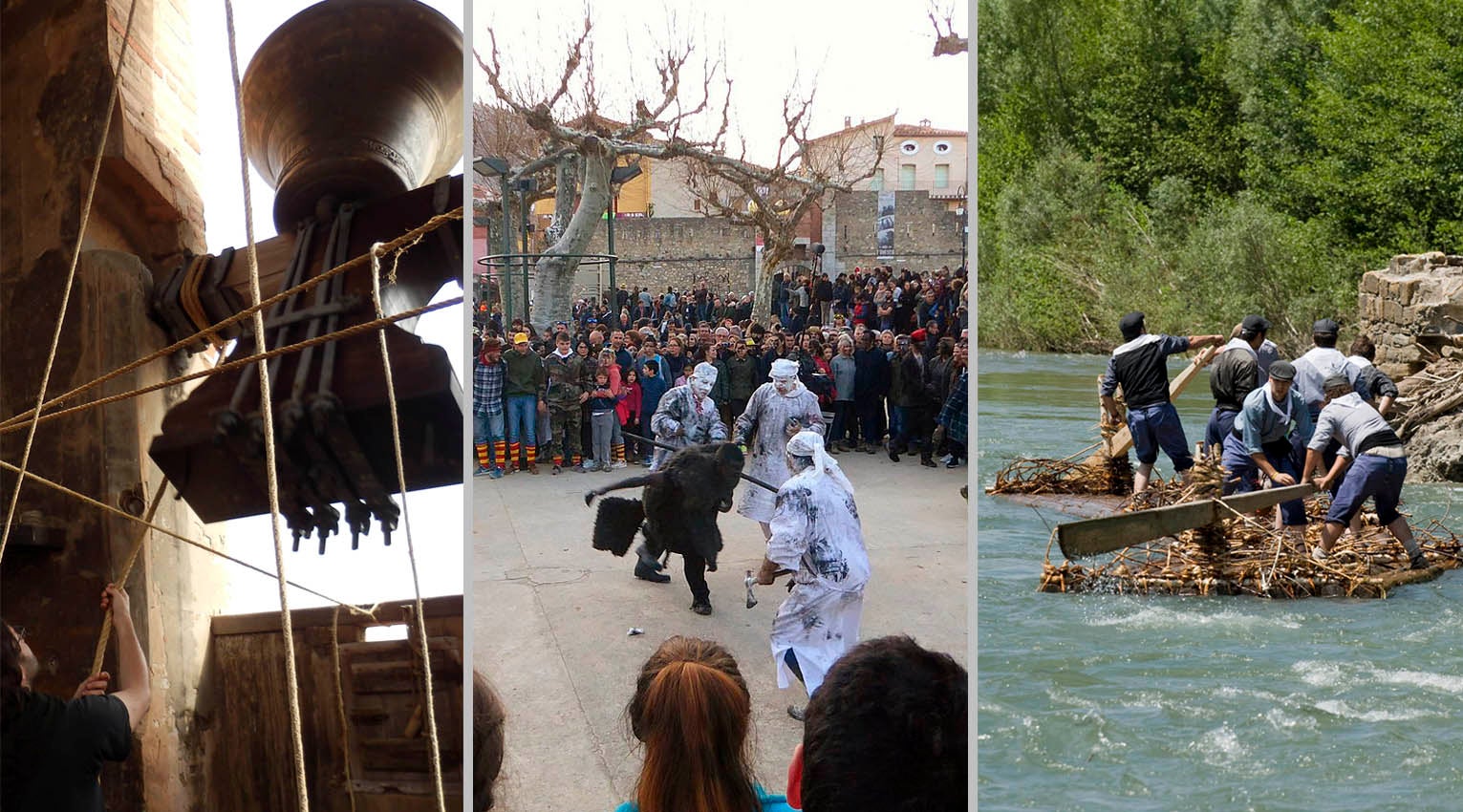 El toc de campanes manual, els raiers, i les Festes de l’Os dels Pirineus